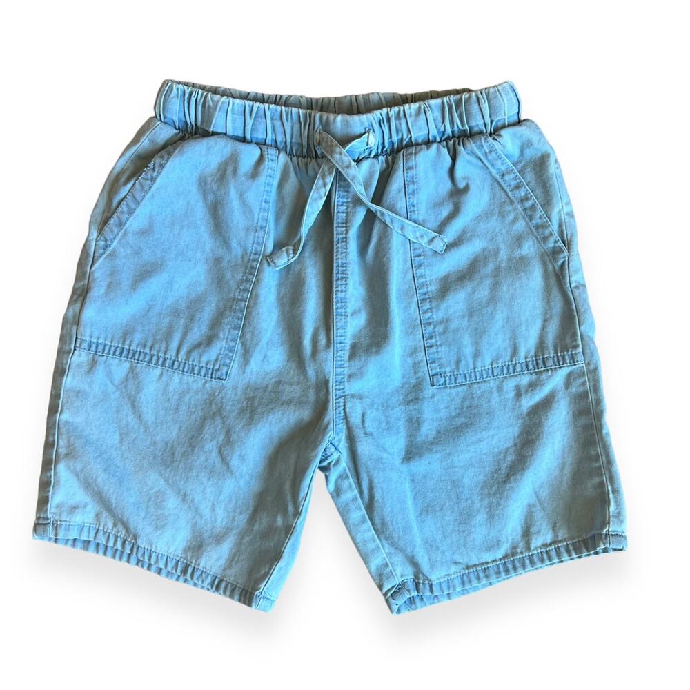 Miles The Label Chambray Denim Pull-On Shorts